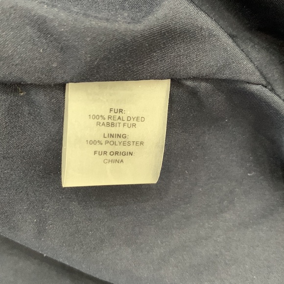 NWT Genuine Rabbit Fur Vest size Large - Picture 14 of 17